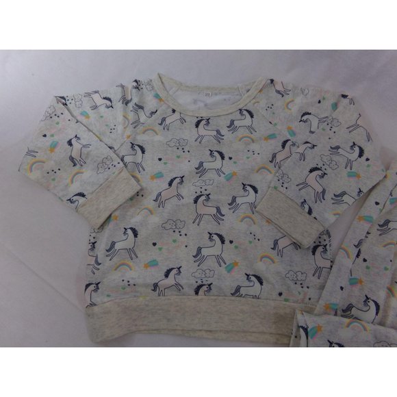 Toddler Girl's Unicorn Pajamas 2-3 Year - Picture 2 of 5
